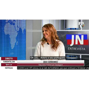 Jornal da Noite - Entrevista com Julie Dzerowicz Deputada Federal por Davenport - Jan-31-2025